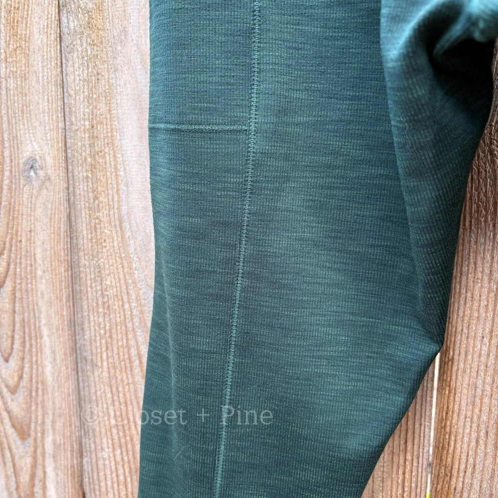 Prana Becksa 7/8 Leggings Deep Pine Heather Green Size Medium - Picture 9 of 12